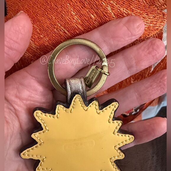 COACH SUNSHINE CHARM KEY FOB VINTAGE/Y2K OVERSIZE SUNGLASSES MINI HANGTAG VGUC - Picture 9 of 9